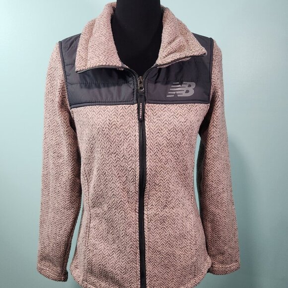 Women’s Small Herringbone Pink New Balance Zip UP
Lot M - Picture 1 of 7
